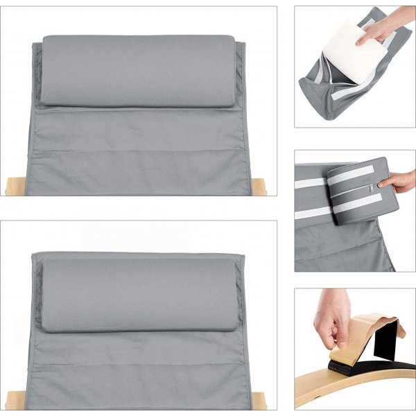 Ubbe Schaukelstuhl - Grau