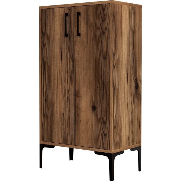 Prager Schuhschrank - Nussbaum Prager Schuhschrank - Nussbaum