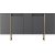 Lux Sideboard Anthrazit/Gold