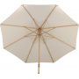 Nypo Sonnenschirm 330 x 330 cm - Natur/Wei