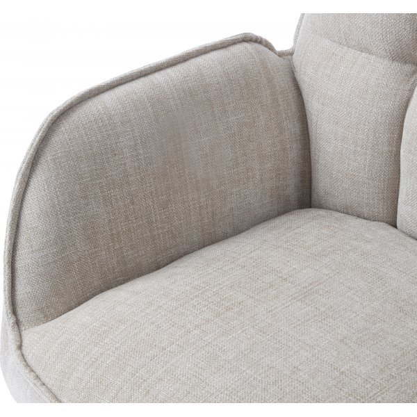 Choice Sessel - Leinen/schwarz Choice Sessel - Leinen/schwarz