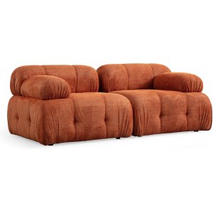 Petite 2-Sitzer-Sofa - Orange