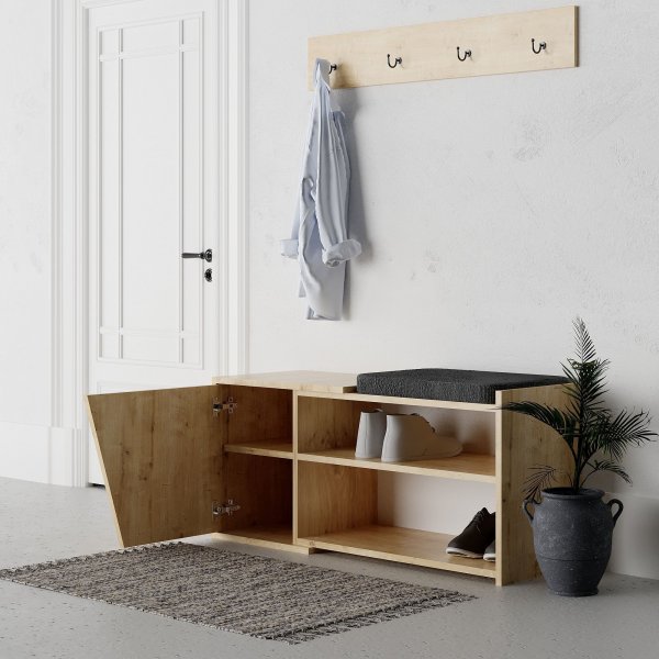 Fiona Schuhschrank - Eiche Fiona Schuhschrank - Eiche