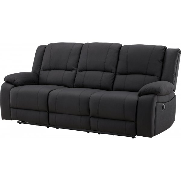 Singapore 3-Sitzer-Liegesofa - Schwarz