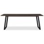 Edge Esstisch 240x90 - Fischgrte braun gebeizt (Outlet)
