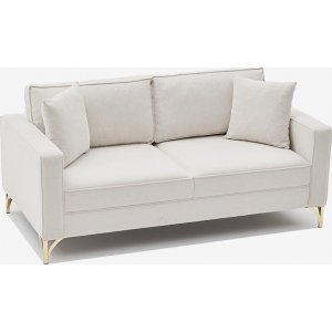 Berlin 2-Sitzer-Sofa - Cremewei/Gold