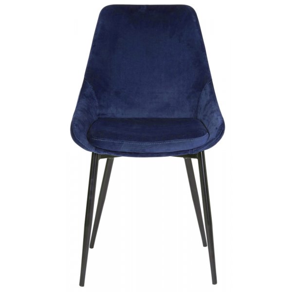 Theo Stuhl - Blauer Samt Theo Stuhl - Blauer Samt