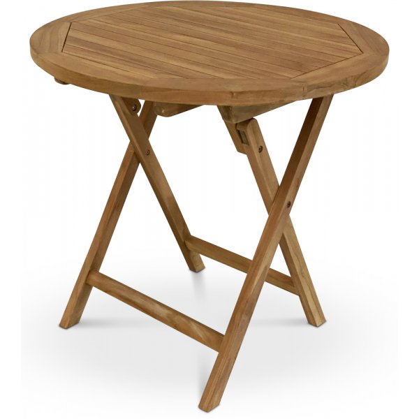 Grunnebo klappbarer, runder Esstisch 80 cm - Teak