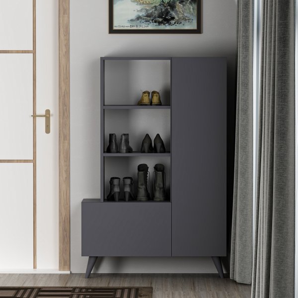 Agostina Schuhschrank - Anthrazit Agostina Schuhschrank - Anthrazit