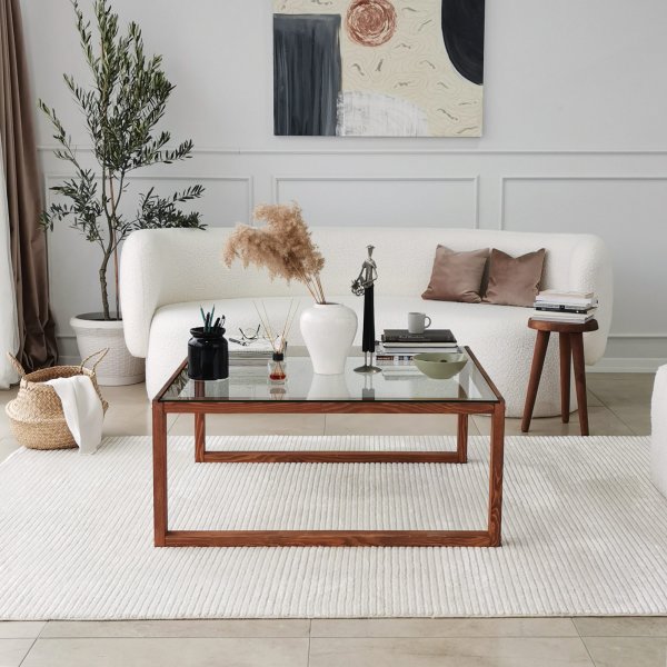 Via Couchtisch 90 x 90 cm - Holz Via Couchtisch 90 x 90 cm - Holz