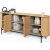 Rotto Sideboard 200 cm - Vicenza-Eiche/Schwarz