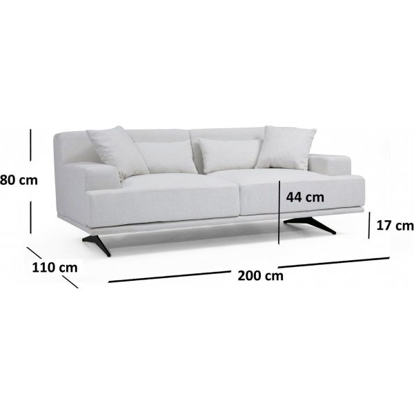 Bentley 2-Sitzer-Sofa - Beige Bentley 2-Sitzer-Sofa - Beige