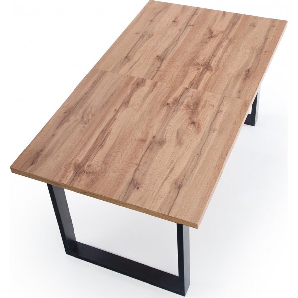 Kasady Esstisch 135-185 cm - Wotan Eiche/schwarz