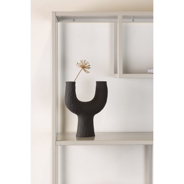 B�cherregal aus Stahl - Beige