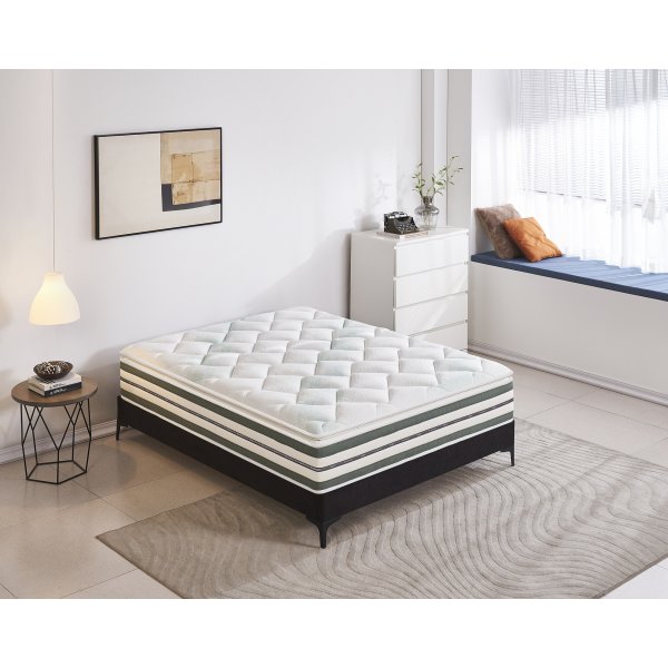 Matratze mit integrierter Matratzenauflage - Taschensystem 5-Zonen Matratze mit integrierter Matratzenauflage - Taschensystem 5-Zonen