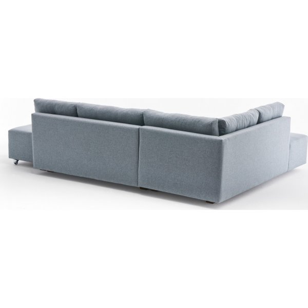 Manama Ecksofa links - Hellblau