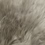 Sanft doppeltes Schaffell Taupe - 60 x 180 cm