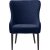 Baldor Lounge-Sessel aus blauem Samt