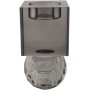 Torcello Kerzenhalter - Rauchglas