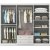 Inci Kleiderschrank 210 x 50 x 182 cm - Wei