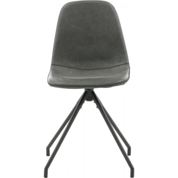 Drehbarer Esszimmerstuhl Bridge - Schwarzes PU Drehbarer Esszimmerstuhl Bridge - Schwarzes PU