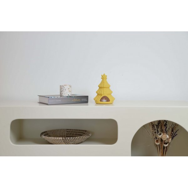 Weihnachtsbaum-Kerzenlaterne - Gelb Weihnachtsbaum-Kerzenlaterne - Gelb