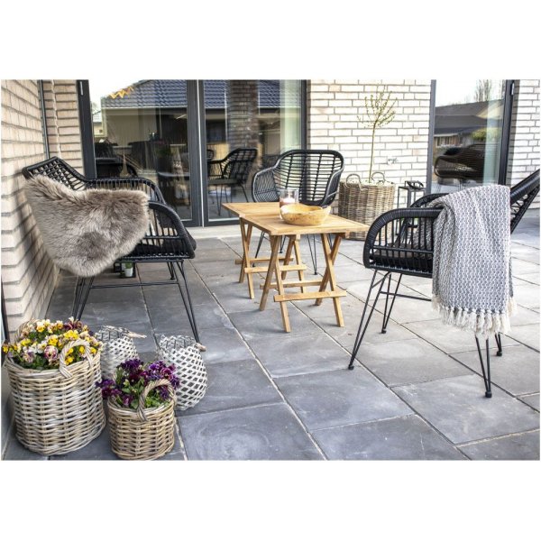 Trieste Rattansofa - Schwarz + Fleckentferner fr Mbel