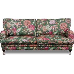 Spirit 3-Sitzer-Sofa Howard aus Stoff mit Blumenmuster - Eden Parrot Green