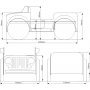 Monstertruck-Kinderbett - 90 x 190 cm