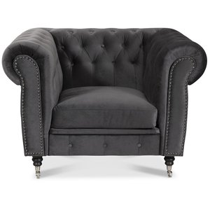 Chesterfield Cambridge Deluxe Sessel - Farbe whlbar! + Textilreinigung fr Mbel