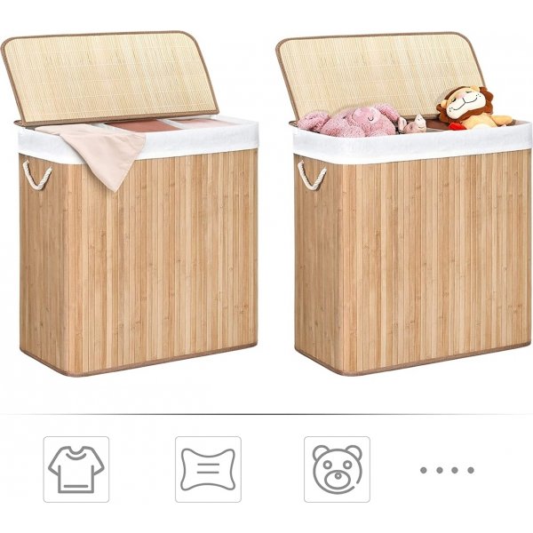 Carolin Wäschekorb 150 l - Bambus Carolin Wäschekorb 150 l - Bambus