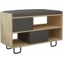 Schuhschrank Troy - Eiche/anthrazit