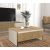 Sion Couchtisch 90 x 60 cm - Beige/Gold/Walnuss