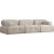 Blanca 3-Sitzer-Sofa aus beigem Boucl