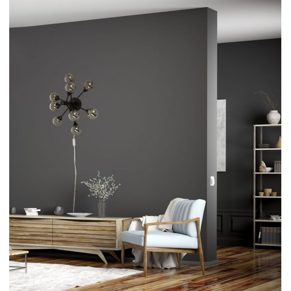 Cosmos Wanddecke - Schwarz/Rauchgrau