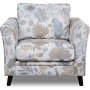 Eker Sessel aus geblmtem Stoff - Eden Parrot White