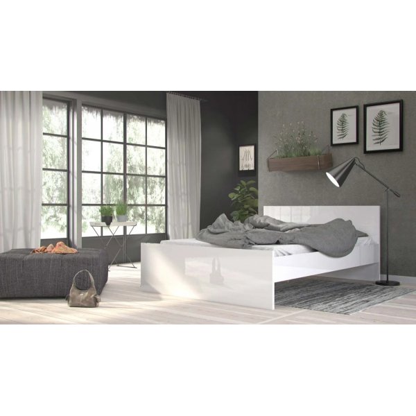 Bett Naia 160 x 200 cm - Weiß Bett Naia 160 x 200 cm - Weiß