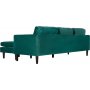 Sofa Firenze aus grnem Samt