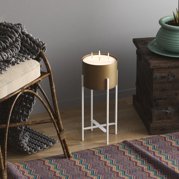 Plato 26 Topf - Wei/Gold