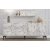 Stella Sideboard mit Wandregal - Carrara-Marmor