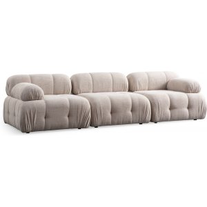 Petite 3-Sitzer-Sofa - Creme