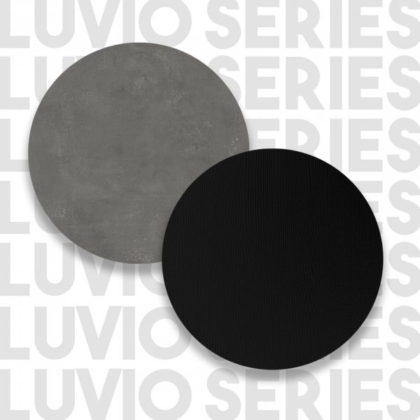 Luvio Medienbank 1 - Silber/Schwarz