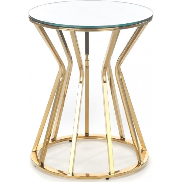 Afina Couchtisch 45 cm - Gold/Spiegelglas