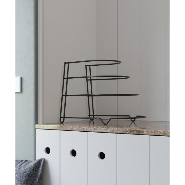 Koby Geschirrständer - Schwarz Koby Geschirrständer - Schwarz