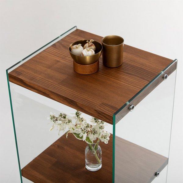 Aqua hohes Bücherregal - Beige Aqua hohes Bücherregal - Beige