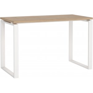 Schilderschreibtisch 120 cm - Wei/Hickory