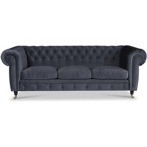 Sheffield Chesterfield 3-Sitzer Sofa - (Farbe der Polsterung ist optional)