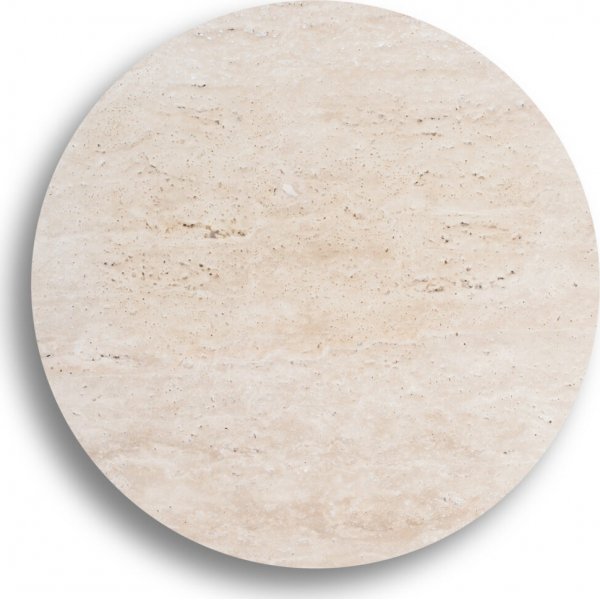 Tischplatte aus Travertin - Ø50 cm Tischplatte aus Travertin - Ø50 cm