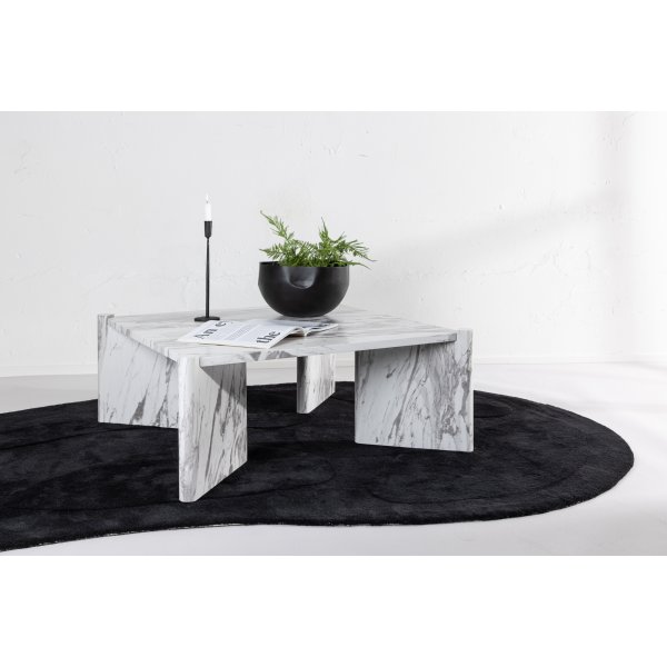 Rogaland Couchtisch 100 x 100 cm - Wei