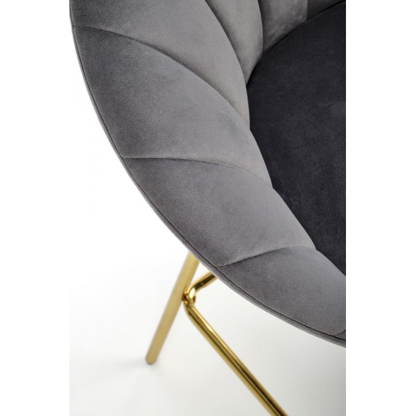 Pelican Barhocker 112 - Grau/Gold Pelican Barhocker 112 - Grau/Gold